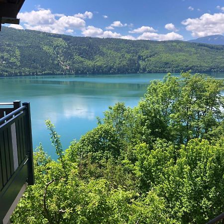 Seeblick Döbriach Buitenkant foto